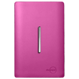 Conjunto Interruptor Bipolar Paralelo 4x2 - Novara Especiais Rosa Fosco